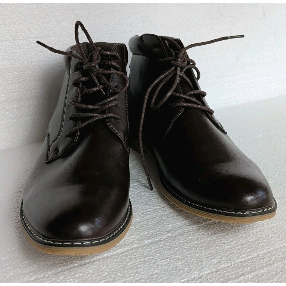 Men's Size‎ 10M London Fog Collection Memory Foam Dress Shoes (Dark Brown)